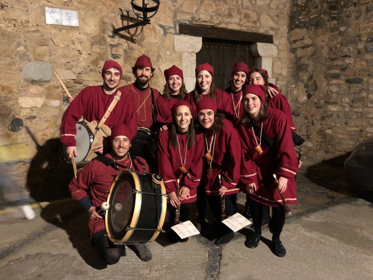 Actuacions dels Grallers de l’Espluga a la Setmana Medieval de Montblanc