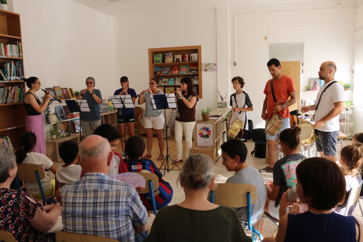 Estrena de noves melodies a l’audició de final de curs de l’escola de gralla i timbal