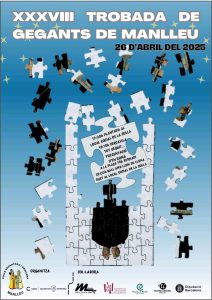 Trobada Gegantera 2025 i presentació d'en Romà, el gegant més alt